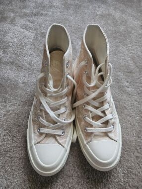 Converse CTAS 70 HI Egret/Light Twine/Light Fawn (5 Mens / 7 Womens)